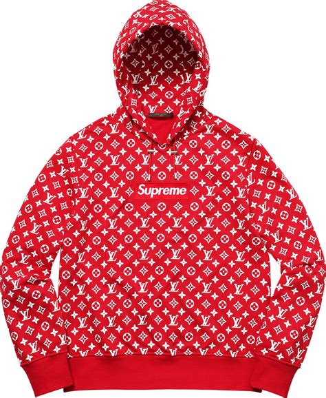 supreme x louis vuitton hoodie price